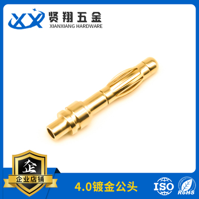4.0镀金公头